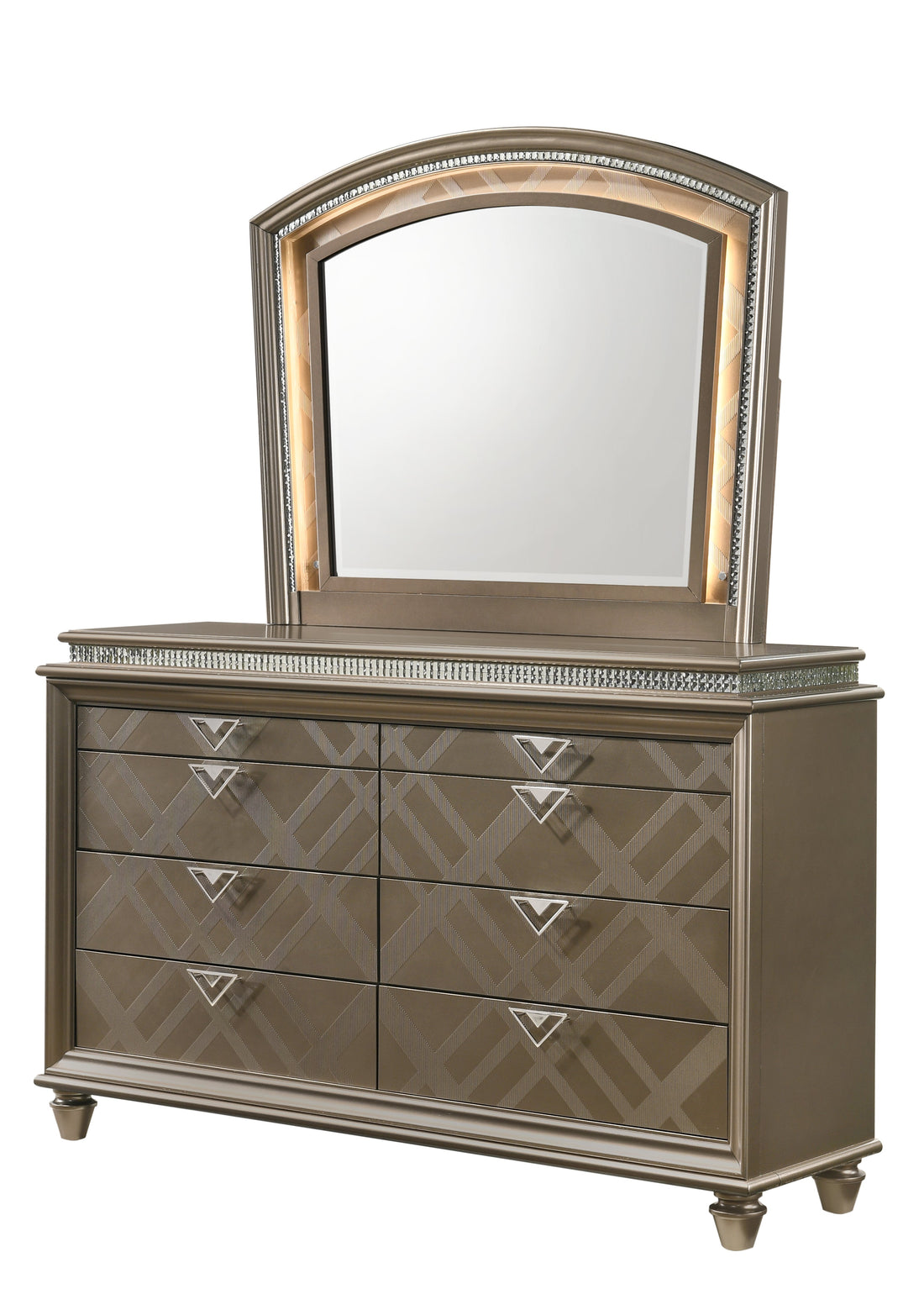 Cristal Gold Dresser - B7800-1 - Bien Home Furniture &amp; Electronics