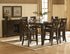 Crown Pointe Warm Merlot Counter Height Set - SET | 1372-36 | 1372-24(2) - Bien Home Furniture & Electronics