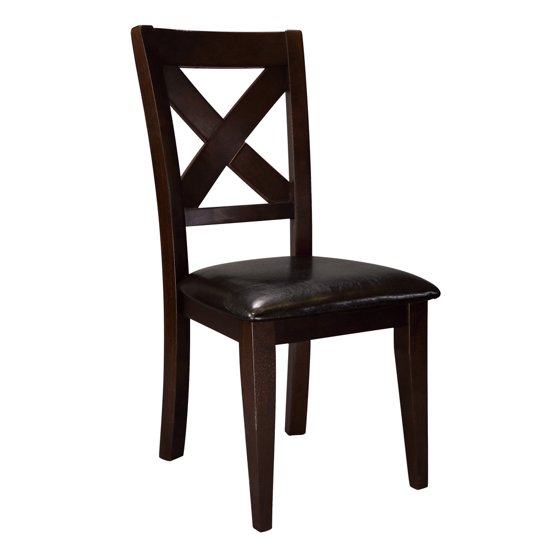 Crown Pointe Warm Merlot Side Chair, Set of 2 - 1372S - Bien Home Furniture &amp; Electronics