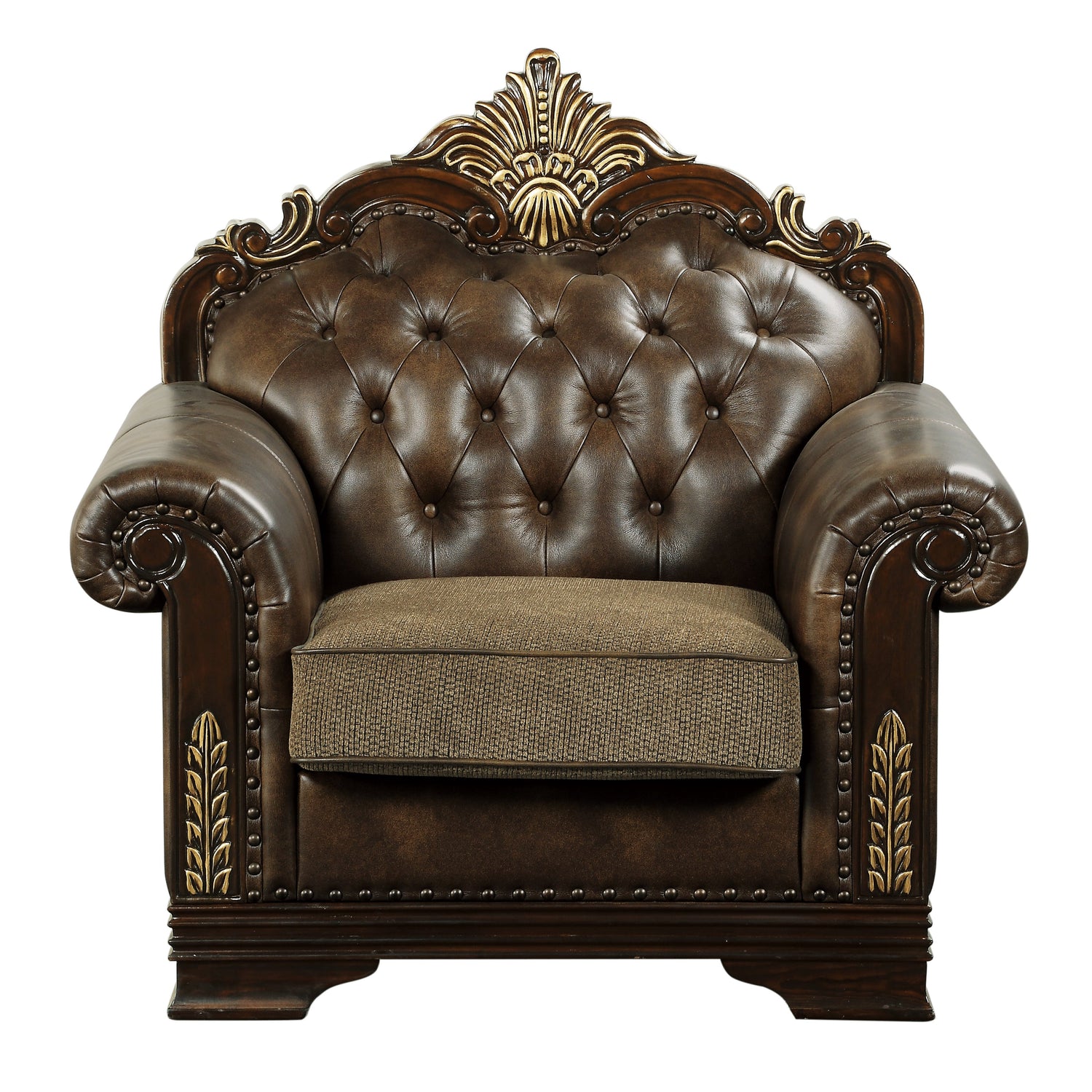 Croydon Dark Cherry Chair - 9815-1* - Bien Home Furniture &amp; Electronics