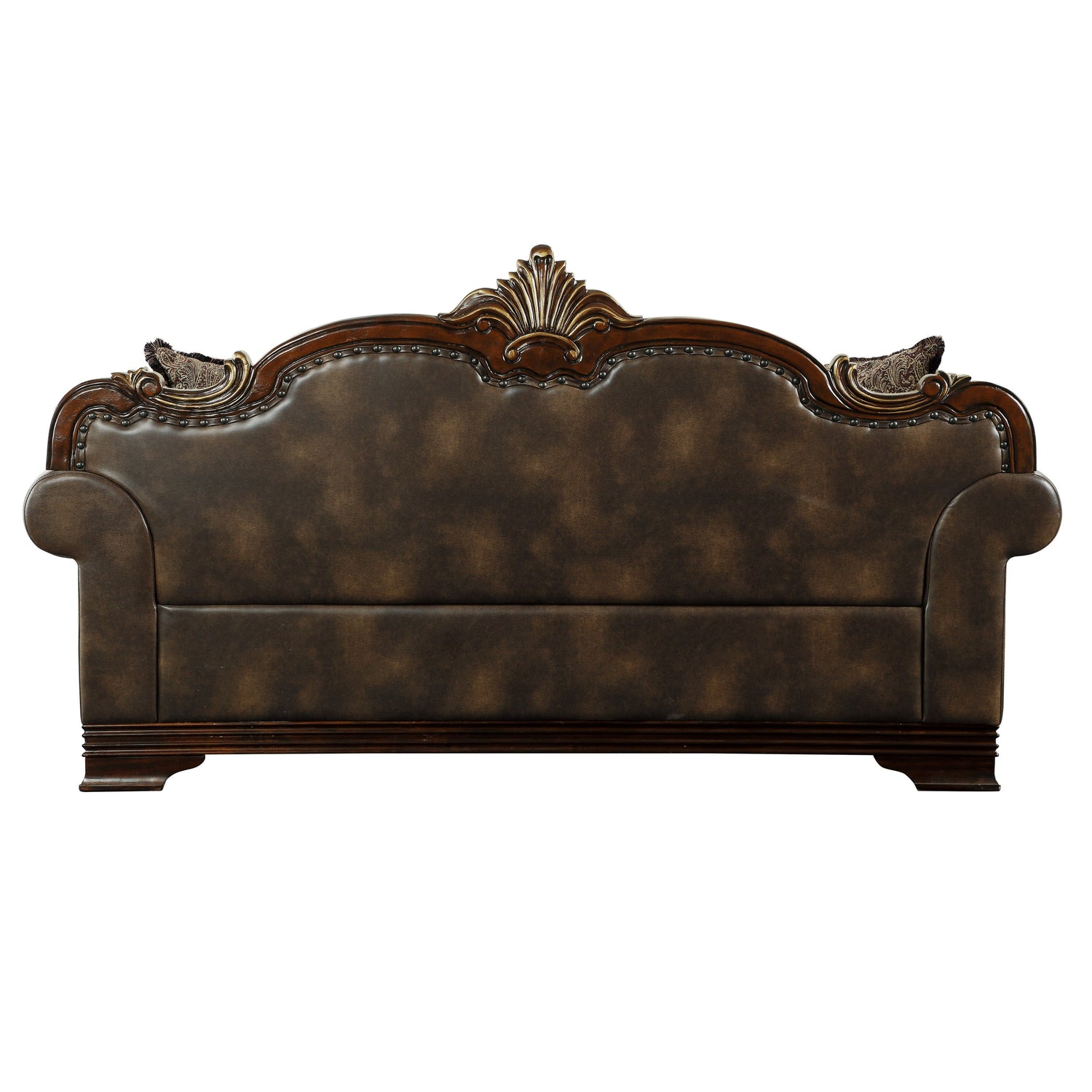Croydon Dark Cherry Sofa - 9815-3* - Bien Home Furniture &amp; Electronics