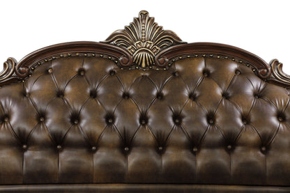 Croydon Dark Cherry Sofa - 9815-3* - Bien Home Furniture &amp; Electronics