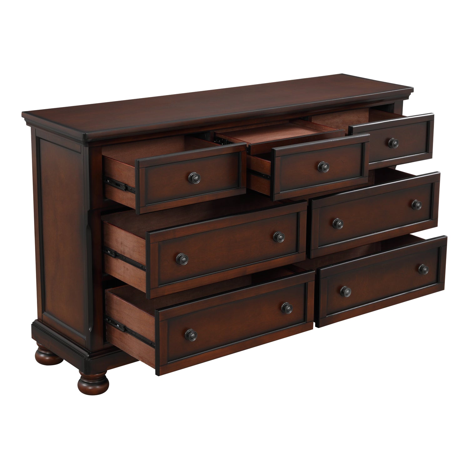 Cumberland Brown Cherry Dresser - 2159-5 - Bien Home Furniture &amp; Electronics