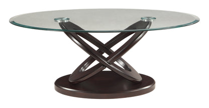 Cyclone 3-Piece Coffee Table Set - SET | 4235-02-BASE(2) | 4235-02-GL(2) | 4235-01-BASE | 4235-01-GL - Bien Home Furniture &amp; Electronics