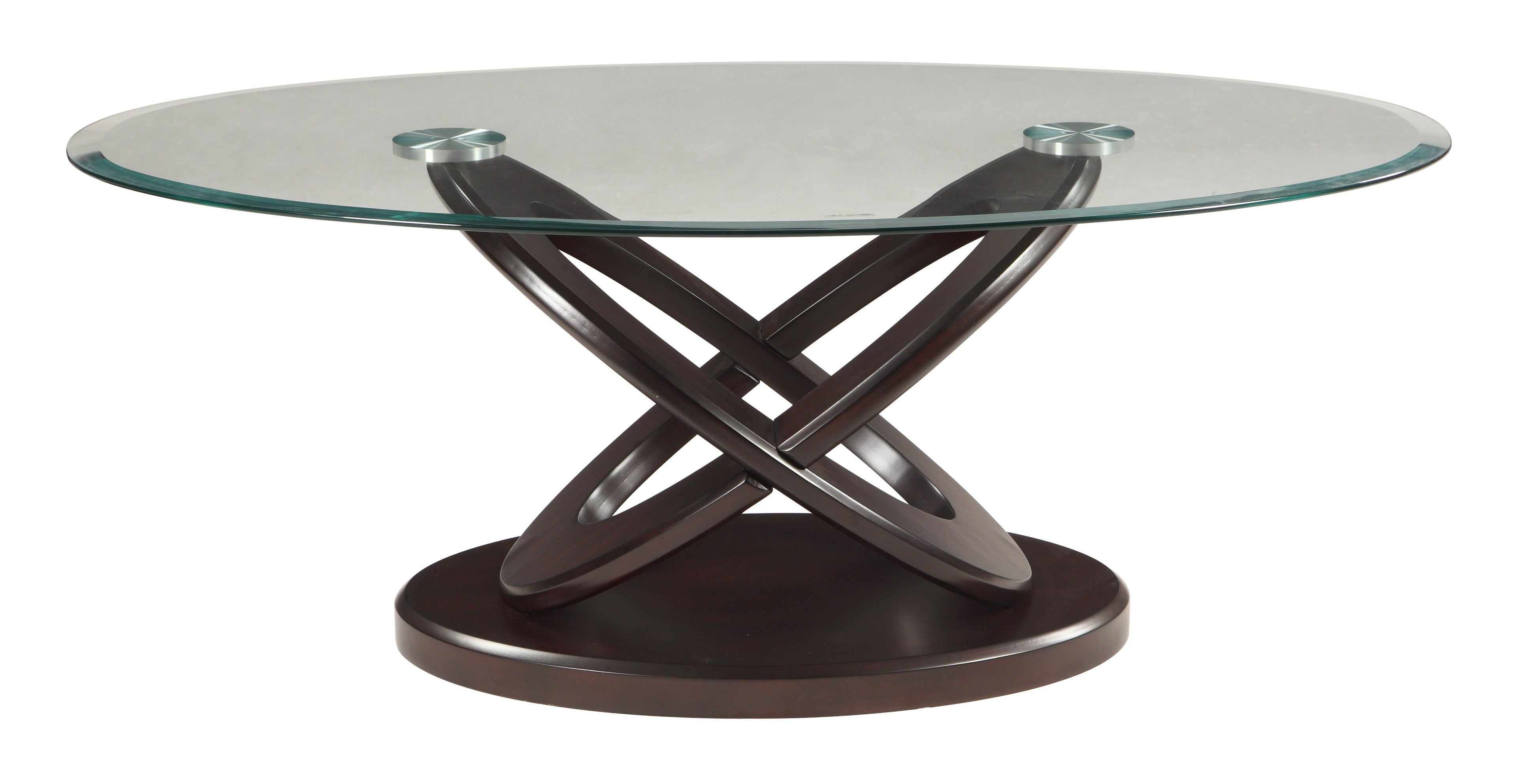 Cyclone Coffee Table with Casters - SET | 4235-01-BASE | 4235-01-GL - Bien Home Furniture &amp; Electronics