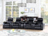 Cyrus Upholstered Recliner Living Room Set Black - 600001-S4B - Bien Home Furniture & Electronics