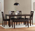 D1015 - Dining Table + 4 Chair + Bench Set - D1015 - Bien Home Furniture & Electronics