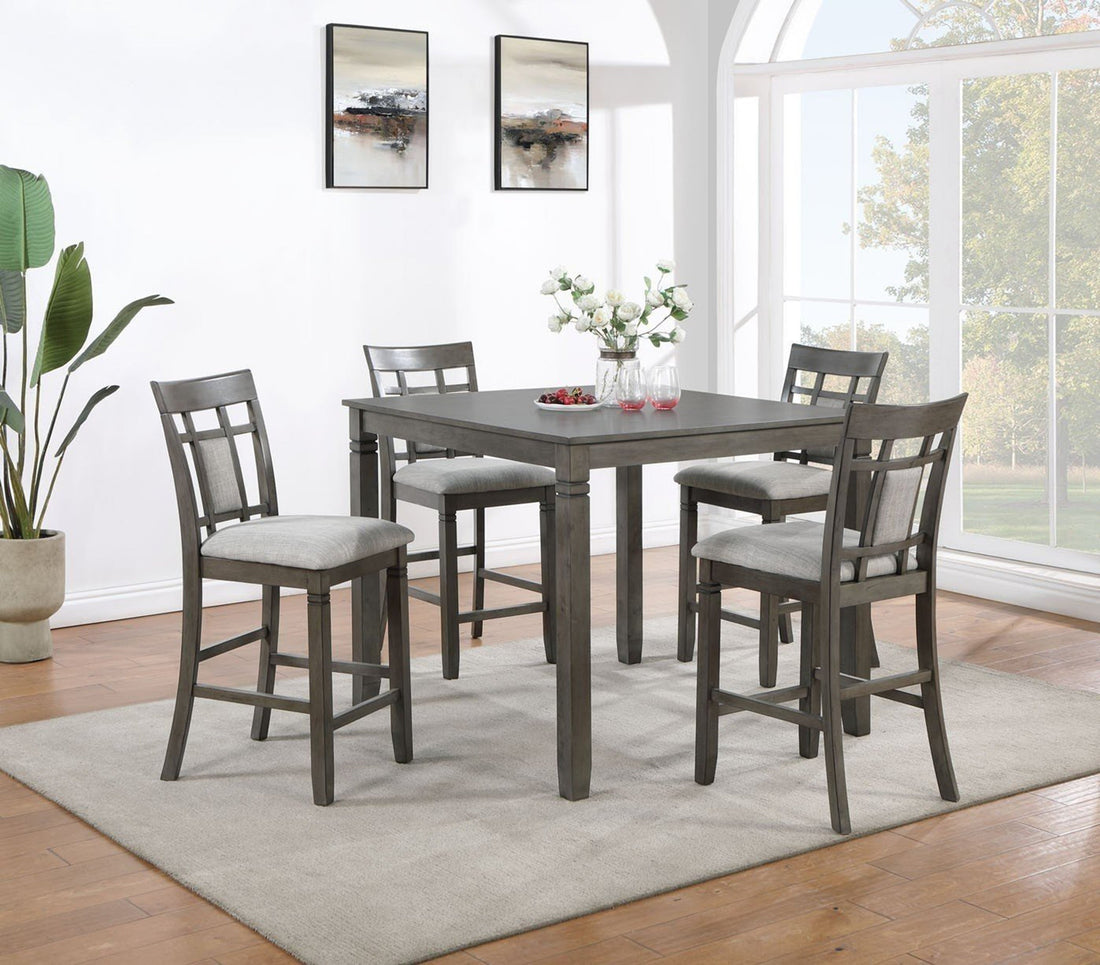 D2010 - Pub Table + 4 Chairs - D2010 - Bien Home Furniture &amp; Electronics