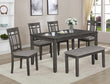 D2015 - Dining Table + 4 Chair + Bench Set - D2015 - Bien Home Furniture & Electronics