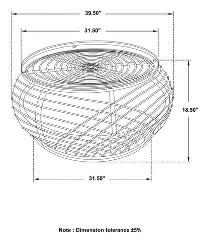 Dahlia Coffee Table - 709808 - Bien Home Furniture &amp; Electronics