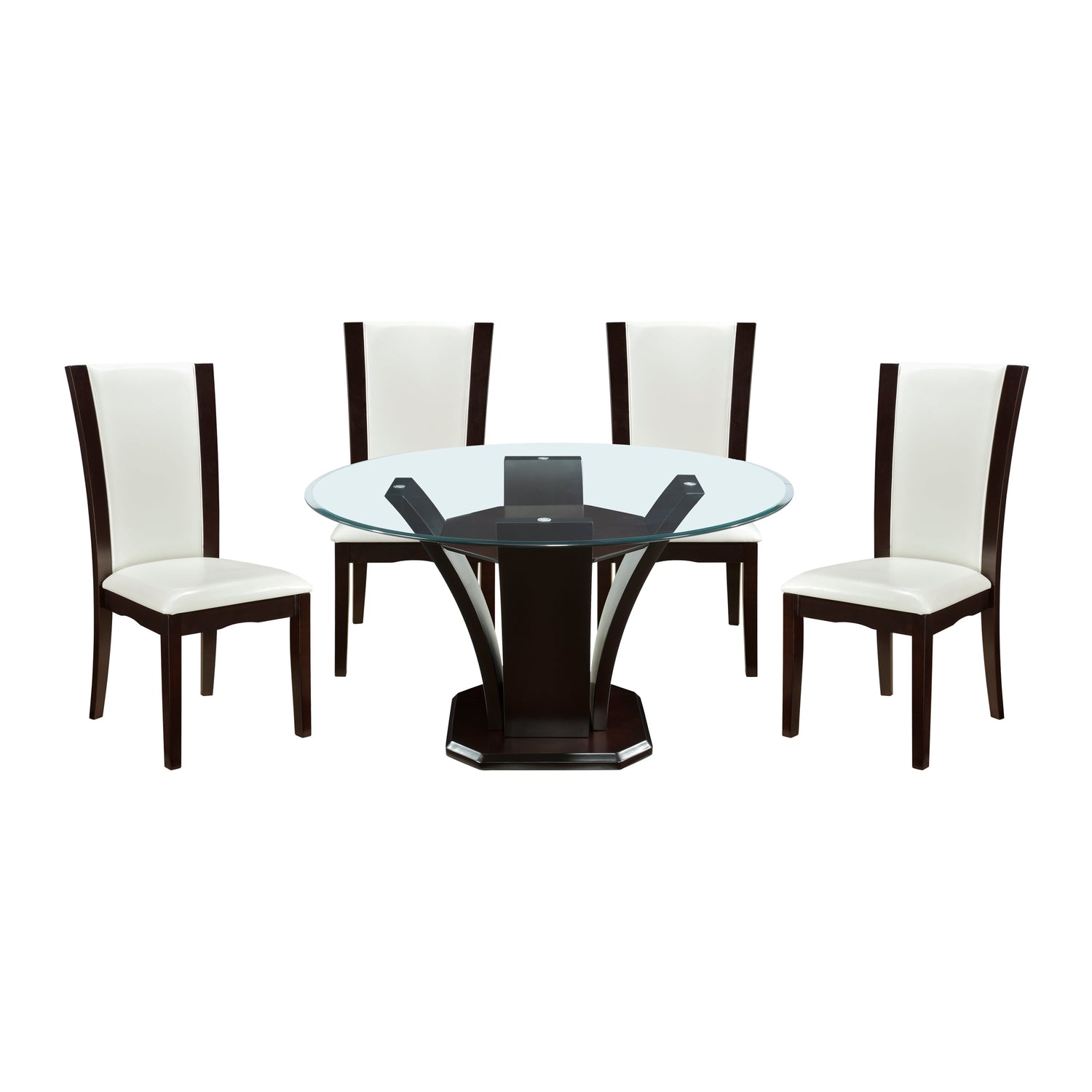 Daisy Dark Brown 710-48*5WS 5pc Set (TB+4S) - 710-48*5WS - Bien Home Furniture &amp; Electronics