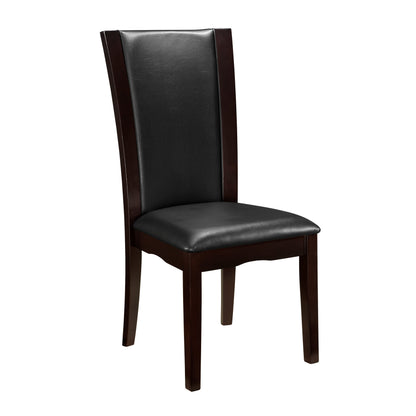 Daisy Dark Brown Side Chair, Set of 2 - 710S - Bien Home Furniture &amp; Electronics