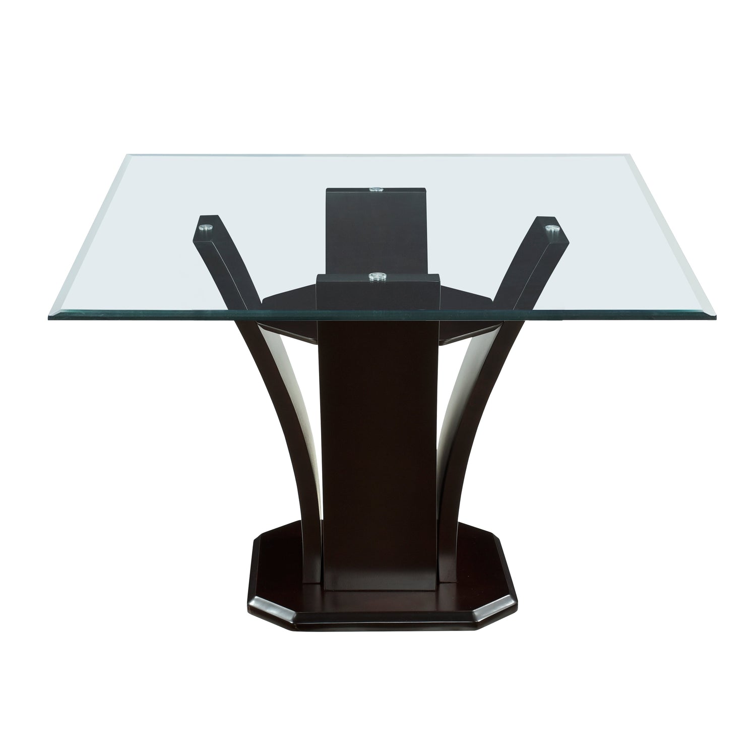 Daisy Dark Brown Square Dining Table - 710-54SQ* - Bien Home Furniture &amp; Electronics
