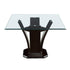 Daisy Dark Brown Square Dining Table - 710-54SQ* - Bien Home Furniture & Electronics