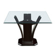 Daisy Dark Brown Square Dining Table - 710-54SQ* - Bien Home Furniture & Electronics