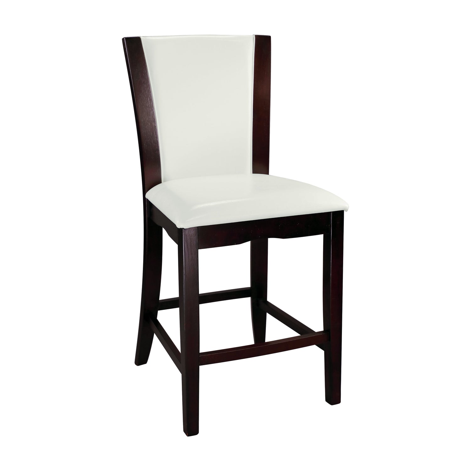 Daisy White Counter Height Chair, Set of 2 - 710-24W - Bien Home Furniture &amp; Electronics