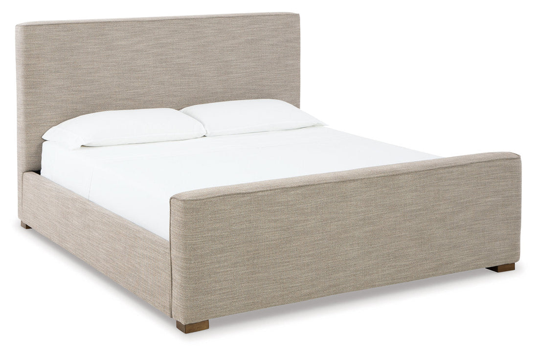 Dakmore Brown King Upholstered Bed - SET | B783-82 | B783-97 - Bien Home Furniture &amp; Electronics