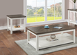 Dakota Chalk White 3-Piece Coffee Table Set - SET | 3713CG-01 | 3713CG-02(2) - Bien Home Furniture & Electronics