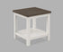 Dakota Chalk White End Table - 3713CG-02 - Bien Home Furniture & Electronics