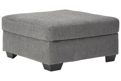 Dalhart Charcoal Oversized Accent Ottoman - 8570308 - Bien Home Furniture &amp; Electronics