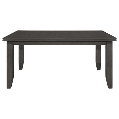 Dalila 6-Piece Rectangular Dining Set Gray/Dark Gray - 102721GRY-S6 - Bien Home Furniture &amp; Electronics