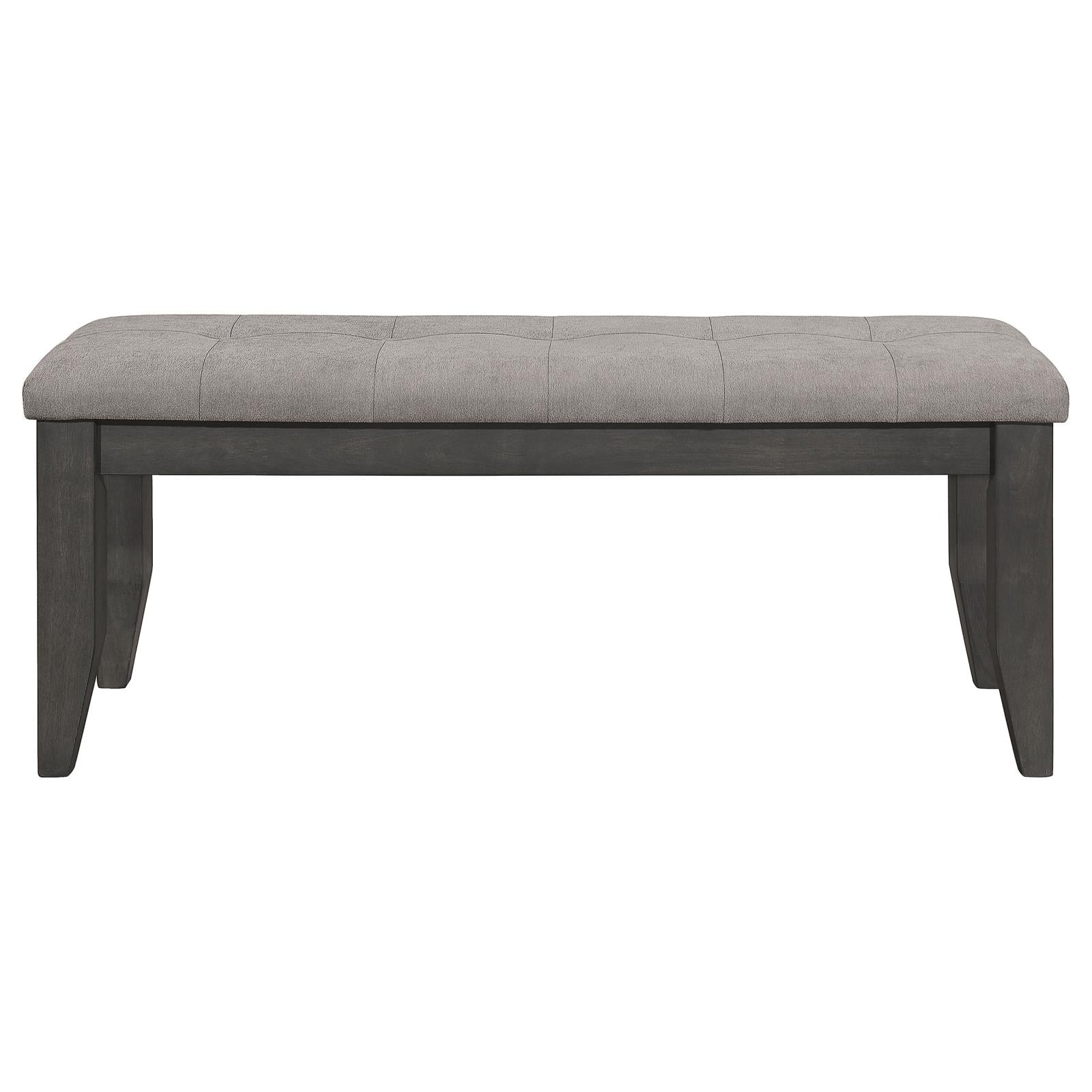 Dalila 6-Piece Rectangular Dining Set Gray/Dark Gray - 102721GRY-S6 - Bien Home Furniture &amp; Electronics