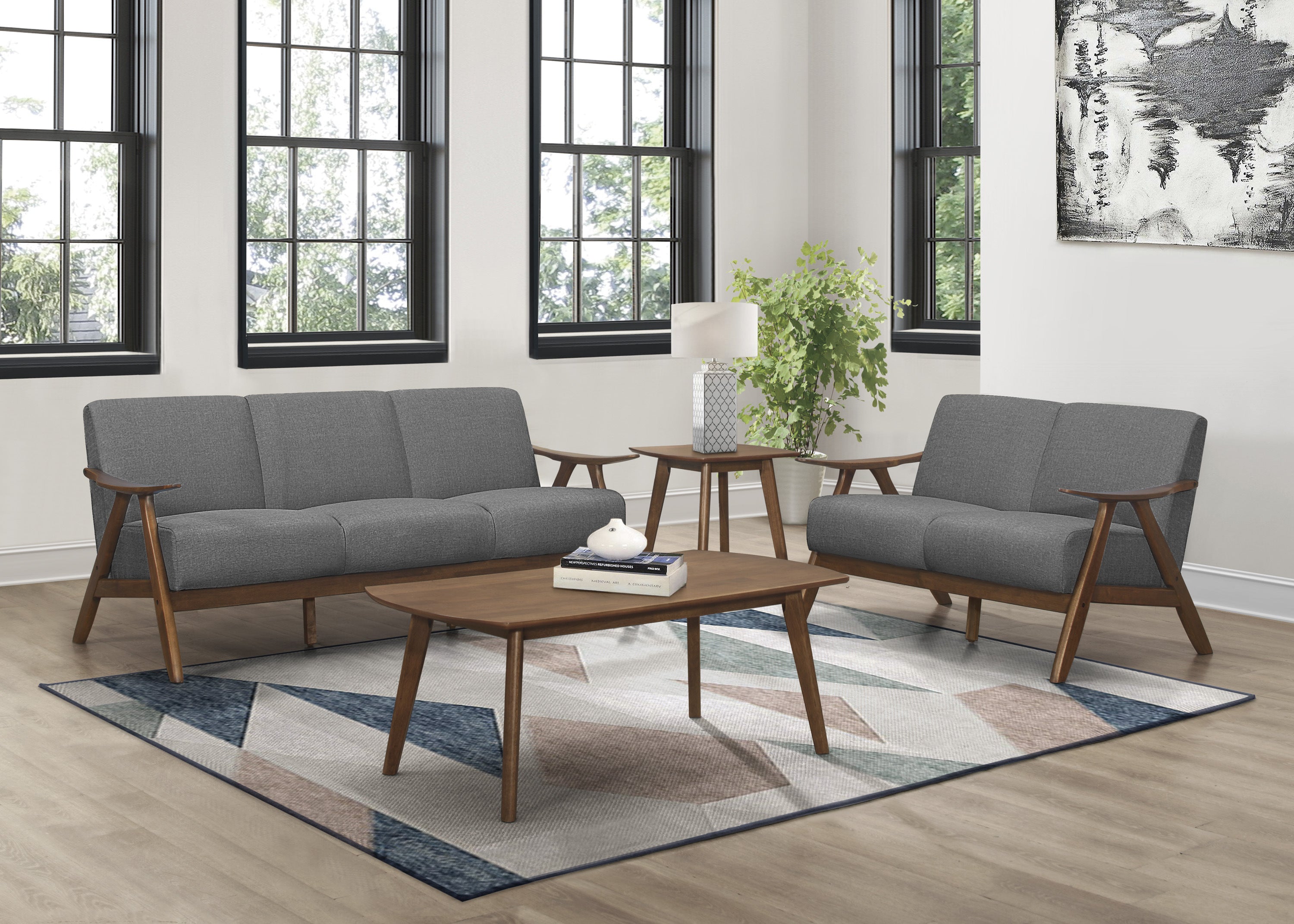 Damala Gray Sofa - 1138GY-3 - Bien Home Furniture &amp; Electronics