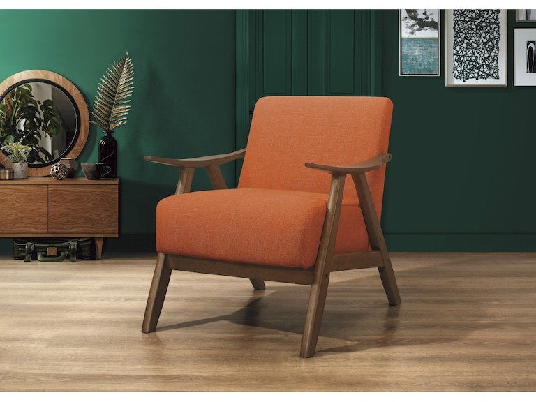 Damala Orange Accent Chair - 1138RN-1 - Bien Home Furniture &amp; Electronics