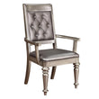 Danette Metallic Open Back Arm Chairs, Set of 2 - 106473 - Bien Home Furniture & Electronics
