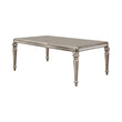 Danette Metallic Platinum Rectangular Dining Table with Leaf - 106471 - Bien Home Furniture & Electronics
