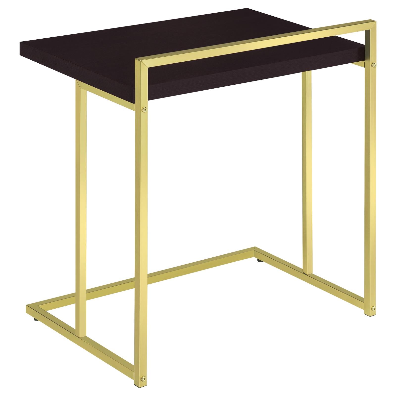 Dani Rectangular Snack Table with Metal Base - 936121 - Bien Home Furniture &amp; Electronics