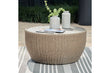 DANSON Beige Outdoor Coffee Table - P505-708 - Bien Home Furniture & Electronics