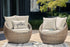 DANSON Beige Swivel Lounge with Cushion, Set of 2 - P505-821 - Bien Home Furniture & Electronics