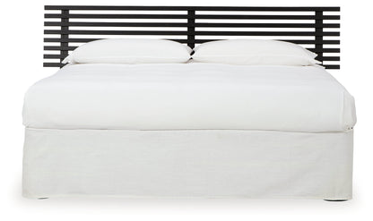 Danziar Black King Slat Headboard - B1013-158 - Bien Home Furniture &amp; Electronics