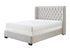 Daphne Ivory Boucle King Upholstered Panel Bed - SET | 5094-K-HB | 5094-K-FB | 5094-KQ-RAIL - Bien Home Furniture & Electronics