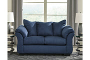 Darcy Blue Loveseat - 7500735 - Bien Home Furniture & Electronics