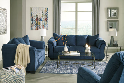 Darcy Blue Loveseat - 7500735 - Bien Home Furniture &amp; Electronics