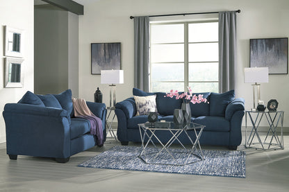 Darcy Blue Sofa - 7500738 - Bien Home Furniture &amp; Electronics