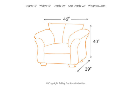 Darcy Cobblestone Chair - 7500520 - Bien Home Furniture &amp; Electronics