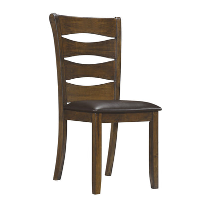 Darla Brown Side Chair, Set of 2 - 5712S - Bien Home Furniture &amp; Electronics