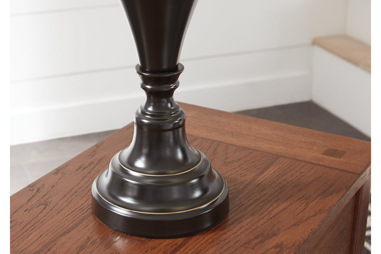 Darlita Bronze Finish Table Lamp, Set of 2 - L204024 - Bien Home Furniture &amp; Electronics