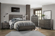 Davi Gray Panel Bedroom Set - SET | 1645K-1 | 1645-3 | 1645-5 | 1645-6 | 1645-4 | 1645-9 - Bien Home Furniture & Electronics