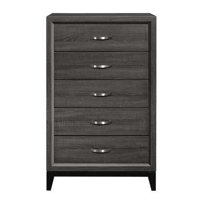 Davi Gray Panel Youth Bedroom Set - SET | 1645F-1 | 1645T-3 | 1645-5 | 1645-6 | 1645-4 | 1645-9 - Bien Home Furniture &amp; Electronics