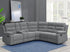 David 3-Piece Upholstered Motion Sectional with Pillow Arms Smoke - 609620 - Bien Home Furniture & Electronics