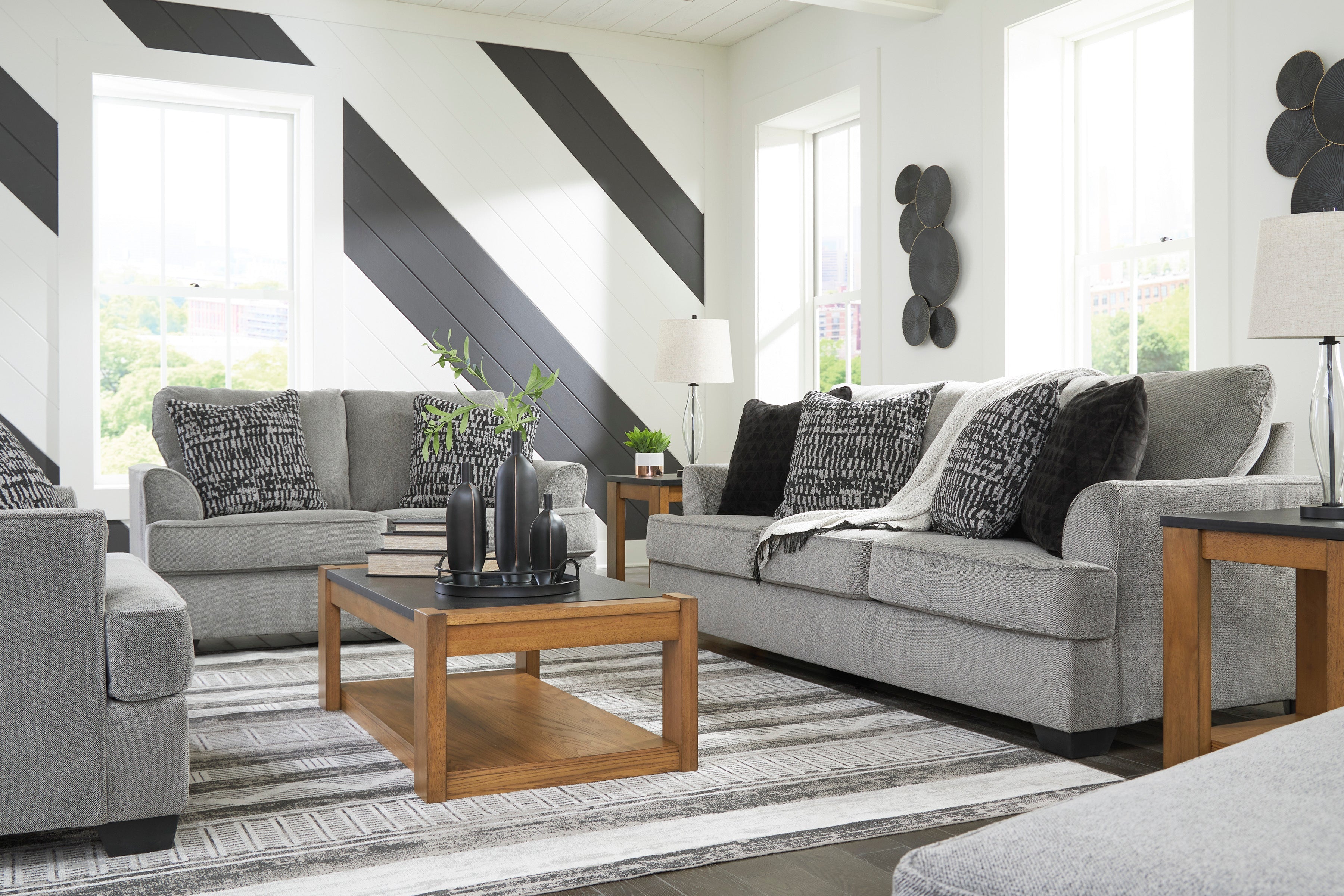 Deakin Ash Living Room Set - SET | 3470838 | 3470835 - Bien Home Furniture &amp; Electronics