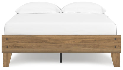 Deanlow Honey Full Platform Bed - EB1866-112 - Bien Home Furniture &amp; Electronics