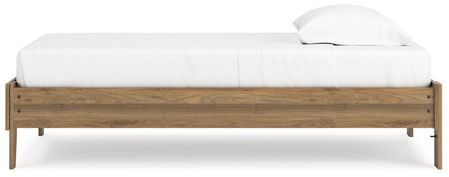 Deanlow Honey Twin Platform Bed - EB1866-111 - Bien Home Furniture &amp; Electronics