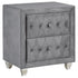 Deanna 2-Drawer Rectangular Nightstand Gray - 205102 - Bien Home Furniture & Electronics