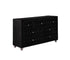 Deanna Black 7-Drawer Rectangular Dresser - 206103 - Bien Home Furniture & Electronics