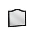 Deanna Black Button Tufted Mirror - 206104 - Bien Home Furniture & Electronics